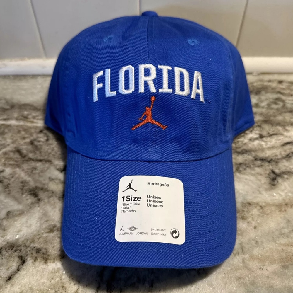 Jordan Florida Gators Heritage86 Adjustable Strapback Hat Cap Nike Jumpman NEW